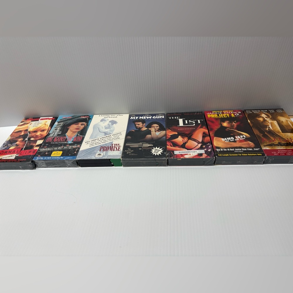 Lot of 15 Rare VHS Screening Copies / Promotional Tapes store & Studio Use Only - Picture 4 of 9